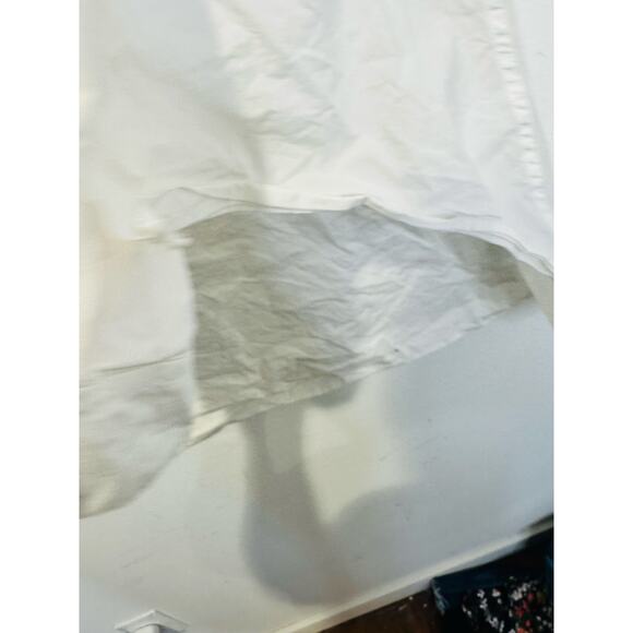 MM6 MAISON Martin Margiela White 100% Cotton Button Up Cape Style Top size EU 42 - Picture 8 of 11